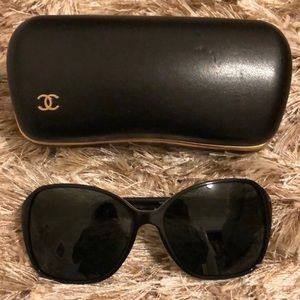 Black Authentic Chanel Sunglass